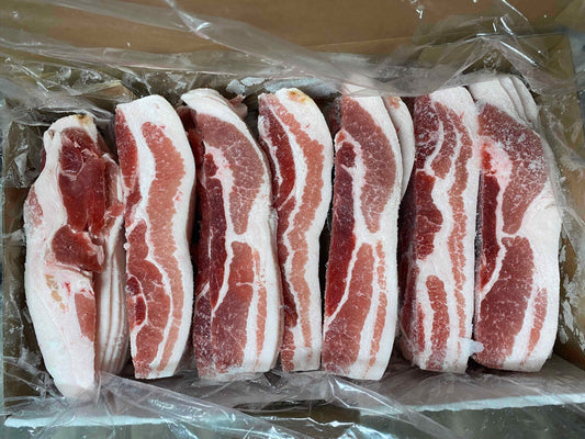 Thin Sliced Pork Belly (10lbs)
