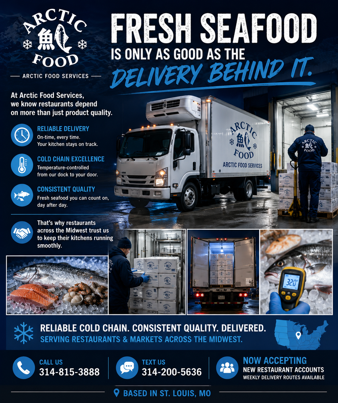 Why Reliable Cold Chain Seafood Delivery Matters for Restaurants