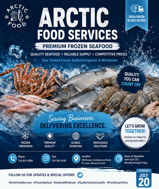 Premium Frozen Seafood Wholesale | Arctic Food Services