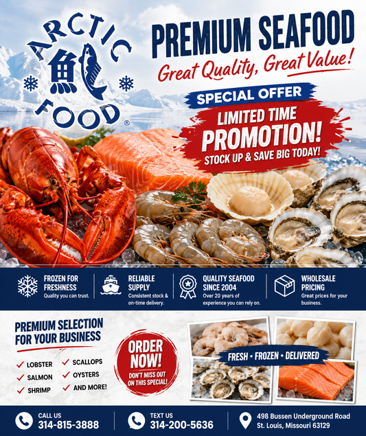 🦞 SEAFOOD SPECIAL — GREAT QUALITY, GREAT VALUE! 🦐