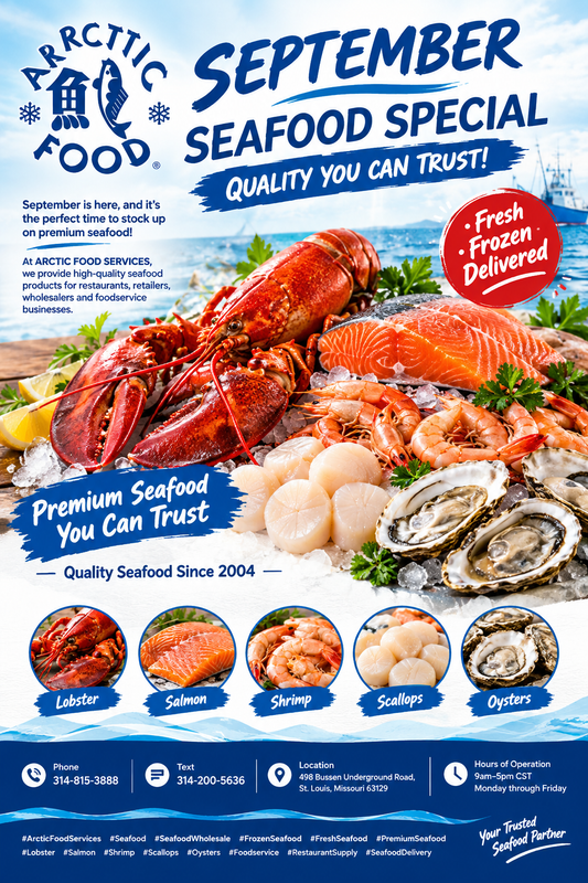 🦞 SEPTEMBER SEAFOOD SPECIAL — QUALITY YOU CAN TRUST! 🦐🐟