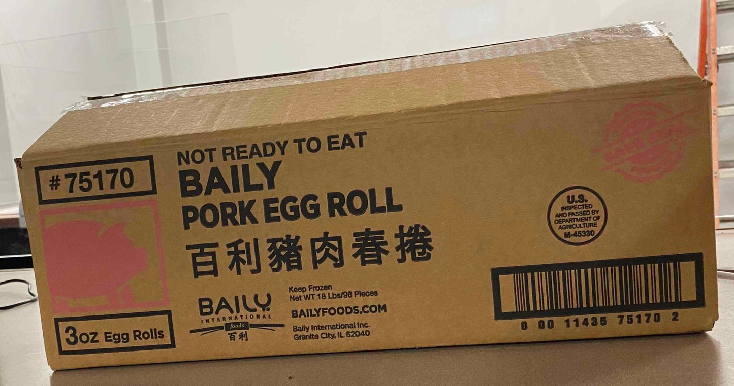Pork Egg Roll (15 lb / 18lb)